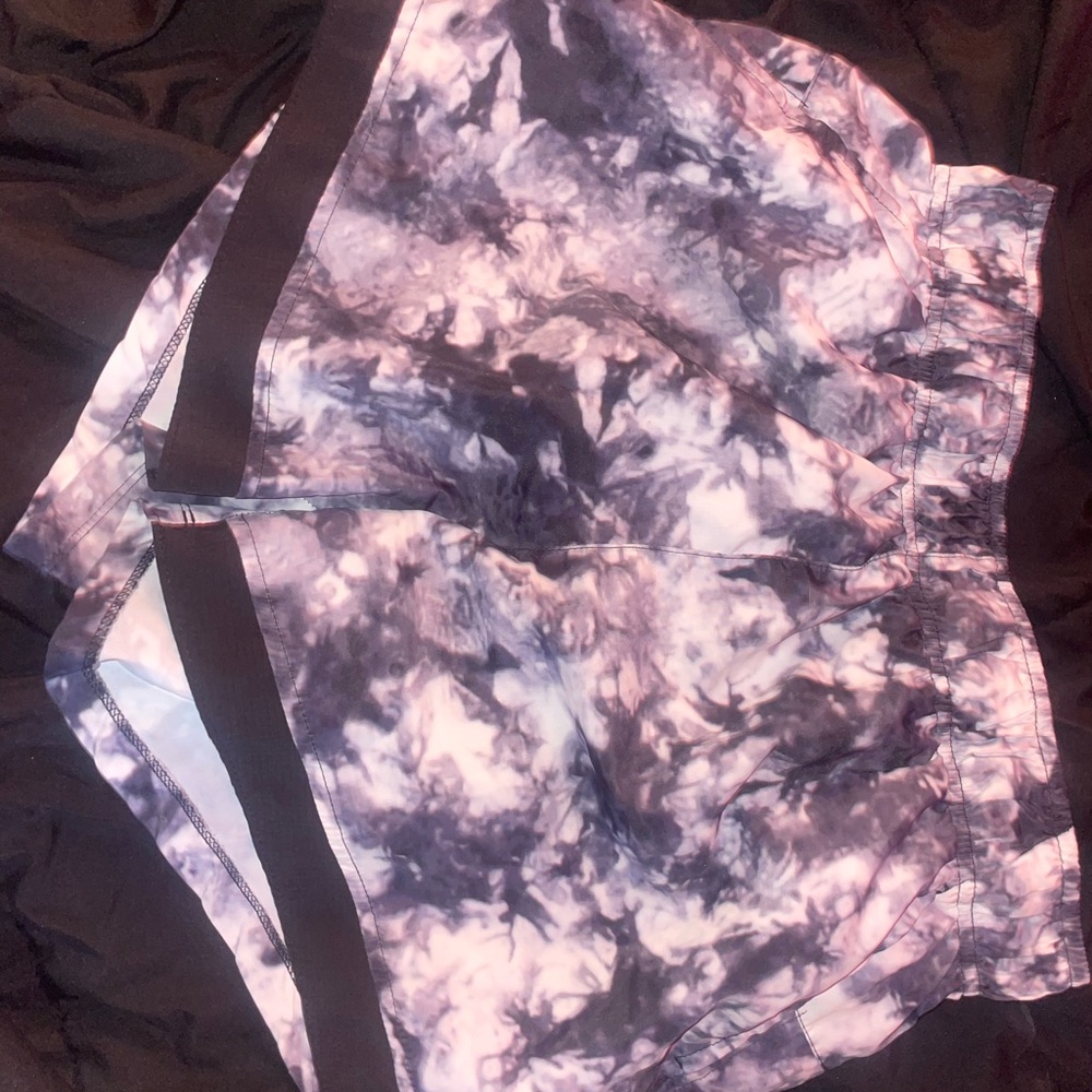 Black and white tye dye women shorts